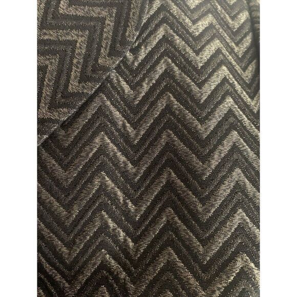 Valentino Authentic Vintage Black Silver Striped Blazer Jacket IT 40 US 6 Small - Picture 6 of 8